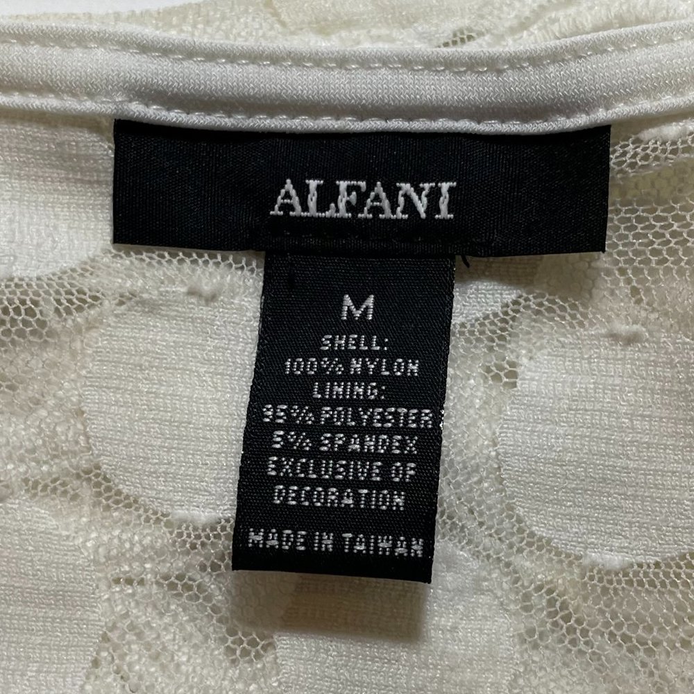 Alfani Womens Sheer Polka-dot Pullover sz M NWOT - Picture 5 of 5
